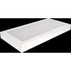 Светильник светодиодный ДВО/ДПО-36Вт deal LED-03 Грильято, IP54, 3600 лм, 4000К, 588х588х55 мм, опал