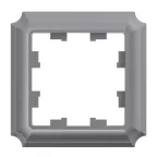                  ATLASDESIGN ANTIQUE 1-постовая рамка, СТАЛЬ
               