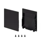                  Заглушка SL-LINE-4050-3L-LOW BLACK глухая (Arlight, Пластик)
               
