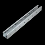                  Страт-профиль 41х41 L250 мм s:2,5 (тройная перфорация) | STPU41-41-250 3P | КМ - профиль
               