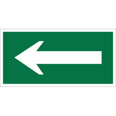 Знак безопасности NPU-3015.N01''Движение к выезду''