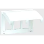 Connect Рамка на 2 S-модуля с крышкой к монтажной коробке SBM250, Сима Про, алюминий