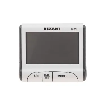 Термогигрометр комнатный с часами и функцией будильника | 70-0511 | REXANT