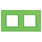                  UNICA QUADRO Рамка 2 поста киви
               