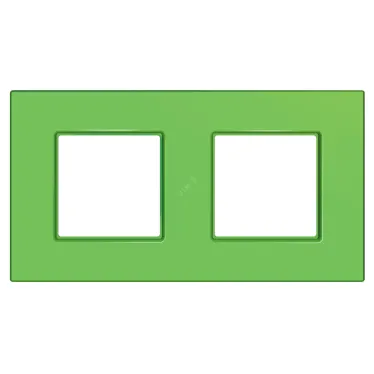 UNICA QUADRO Рамка 2 поста киви