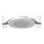 Светильник светодиодный DL-01 Slim 100 мм 8 Вт 4000 К CRI90 120x37 мм IP65/40 RAL9003 белый муар с рассеивателем опал аварийный автономный постоянного действия