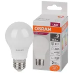                  Лампа светодиодная LED 7 Вт E27 6500К 560Лм груша 220 В (замена 60Вт) OSRAM
               