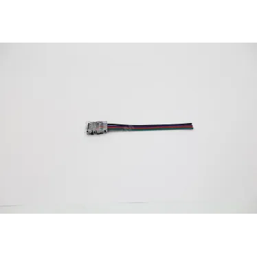 Разъем 4PIN с проводом для LED ленты RGB 10мм (подключение ленты к источнику питания)