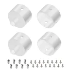 Заглушка WPH-FLEX-D22-360deg WHITE ALU с отверстием (ARL, металл)