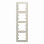 GLOSSA рамка 4-постовая вертикальная молочный
