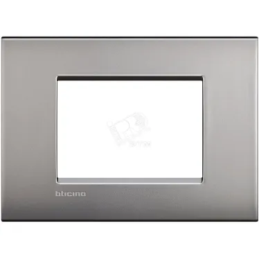 LivingLight Рамка AIR 3 поста Матовый никель