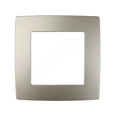 Рамка на 1 пост, Эра12, шампань, 12-5001-04