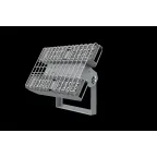 Светильник светодиодный спортивный Fizruk 100 Вт CRI80 4000 K накладной IP65 с поворотным кронштейном защитной решеткой оптикой 60 градусов RAL7045 серый
