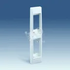                  Рамка узкая с суппортами на два узких модуля для скрытого монтажа, S82C, алюминий
               