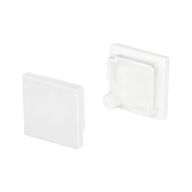 Заглушка SL-KANT-H16 SQUARE WHITE глухая (, Пластик)