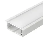 Профиль с экраном SL-LINIA88-F-2500 WHITE+OPAL (ARL, Алюминий)
