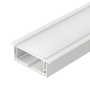 Профиль с экраном SL-LINIA88-F-2500 WHITE+OPAL (ARL, Алюминий)