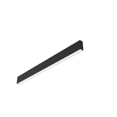 Cветильник cветодиодный Angusta High 761x35x90мм накладной 16 Вт 3000 К IP40 черный RAL9005 муар с рассеивателем опал