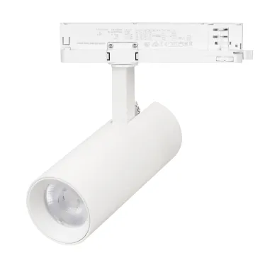 Светильник светодиодный трековый LGD-GERA-2TR-R55-10W Warm3000 (WH, 24 deg, 230V) (ARL, IP20 металл, 5 лет)