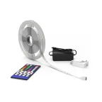 Лента светодиодная LED 5050/30RGB+30W-SMD 6 Вт/м 390 лм/м RGBW DC 12В IP20 10мм комплект лента и драйвер (блистер 5м) Basic Gauss