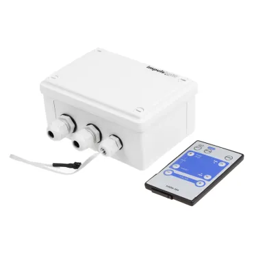 Контроллер iMLamp4D_AC_mini для Белт-Лайта, светодиодные лампы 220 В, 1400 Вт 4 кан. х 1,6 А, ДУ IP65