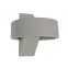 Светильник светодиодный ULU-S34A-8W/4000K IP65 GREY уличный. Архитектурный накладной. (4000K). Корпус серый.