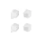 Заглушка WPH-FLEX-1212-TOP WHITE с отверстием (пластик)