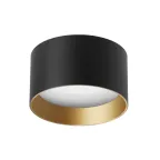 Светильник светодиодный SP-BISCOTTO-R120-12W Warm3300-MIX (BK-GD, 80 deg, 230V) (ARL, IP54 металл, 5 лет)