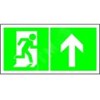 Знак безопасности PP-36162.E38''Напр. к эвакуационному выходу прямо''