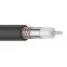 Кабель коаксиальный RG-6U+Cu, 75 Ом, Cu/Al/Cu, 64%, бухта 100 м, черный OUTDOOR, REXANT