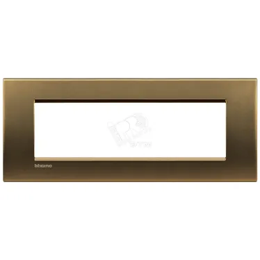 LivingLight Рамка прямоугольная 7 постов Бронза