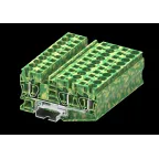 Клемма земля TC 1-2, сечение 10 мм. кв., желто-зеленая