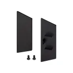 Заглушка WALL-2575 BLACK глухая (ARL, металл)