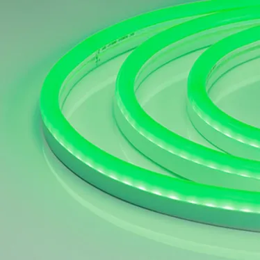 Образец Гибкий неон ARL-NEON-2615GH-SIDE 230V Green (Arlight, 8 Вт/м, IP65) | 035484 | Arlight