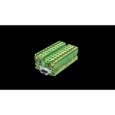 Клемма TC 1-1 земля сечение 16 мм. кв., желто-зеленая