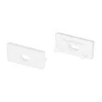 Заглушка SL-SLIM-H7 WHITE с отверстием (пластик)