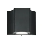 Светильник светодиодный уличный. Архитектурный накладной. ULU-S24A-5W/4000K IP65 BLACK (4000K). Корпус черный.