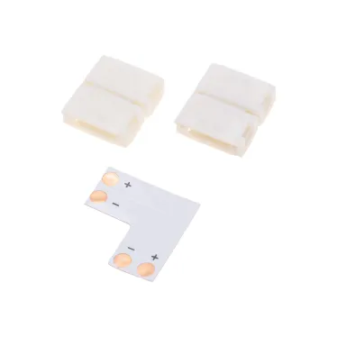 Коннектор L-образный для светодиодной ленты SMD 10мм