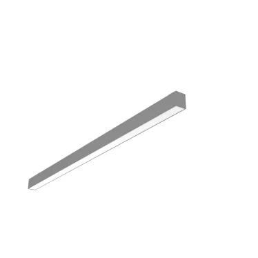 Cветильник cветодиодный Angusta 1257х35х45мм накладной 43 Вт 3000 К IP40 RAL7045 серый муар с рассеивателем опал DALI
