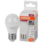                  Лампа светодиодная LED 7 Вт E27 6500К 560Лм шарик 220 В (замена 60Вт) OSRAM
               