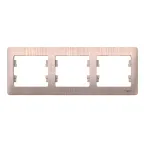                  GLOSSA 3-постовая рамка, горизонтальная, сосна
               