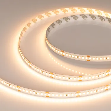 Лента светодиодная RT-A192-10mm 24V Warm2400 (17.6 W/m, IP20, 2835, 5m) (ARL, высокая эффективность 150 лм/Вт, 192 LED/m)