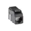Модуль Keystone RJ45 CAT6A не экранированный черн й (12шт в упаковке)