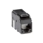 Модуль Keystone RJ45 CAT6A не экранированный черн й (12шт в упаковке)