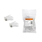                  Разъем RJ-45 UTP для кабеля кат. 5Е, 8P8C (100шт) | SQ0561-0002 | TDM
               