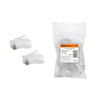                  Разъем RJ-45 UTP для кабеля кат. 6, 8P8C (100шт) | SQ0561-0004 | TDM
               