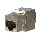                  Модуль Keystone Jack RJ-45(8P8C) FTP экранированный CAT6A 180град самозажимной
               