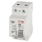 АВДТ 4,5кА ЭРА SIMPLE D12E2C20AC30 АД-12 электронное 1P+N С20 30мА тип АС