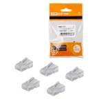                  Разъем RJ-45 UTP для кабеля кат. 5Е, 8P8C (5 шт), | SQ0561-0027 | TDM
               