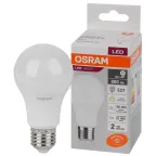                  Лампа светодиодная LED 10 Вт E27 3000К 800Лм груша 220 В (замена 75Вт) OSRAM
               